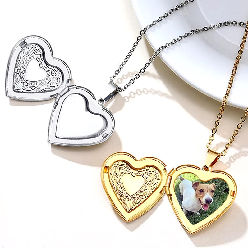 Colar Eterna Recordação - Personalizável - Aço Inoxidável - Folheado a Ouro | Oferta Especial de Natal 🎄