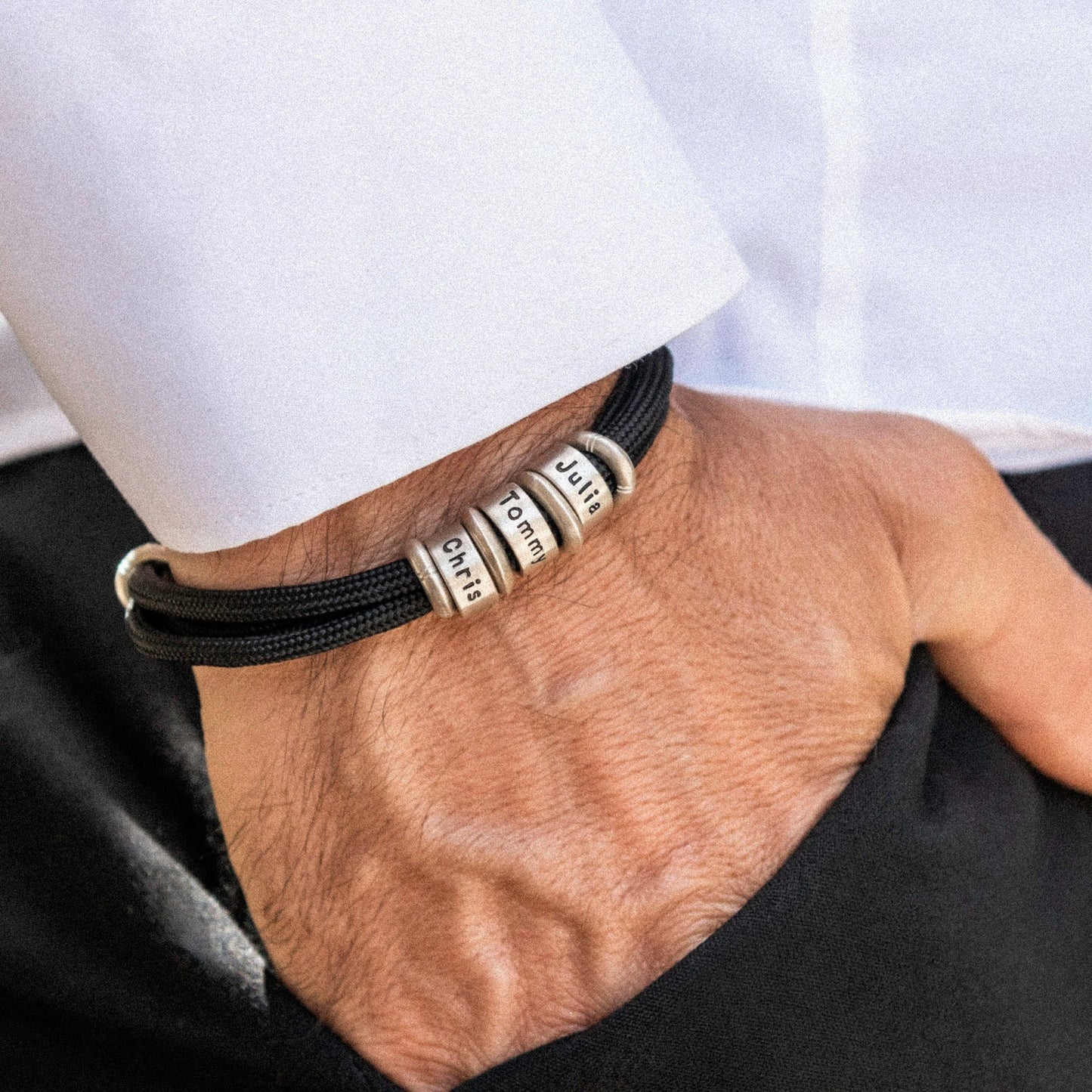 Pulseira Personalizável Estilo Militar - Titânio - Gravação a Laser | Oferta Especial