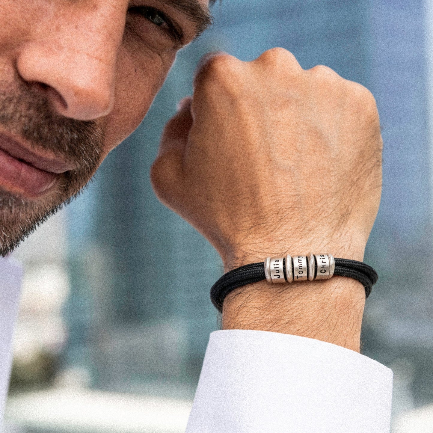 Pulseira Personalizável Estilo Militar - Titânio - Gravação a Laser | Oferta Especial