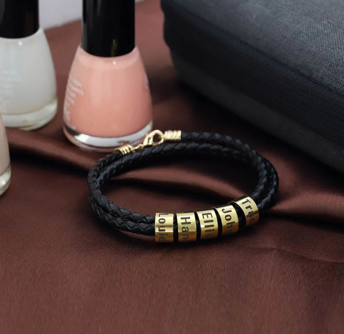Pulseira Masculina Personalizável | Gravação a Laser - Oferta Especial Liquida Janeiro 🔥