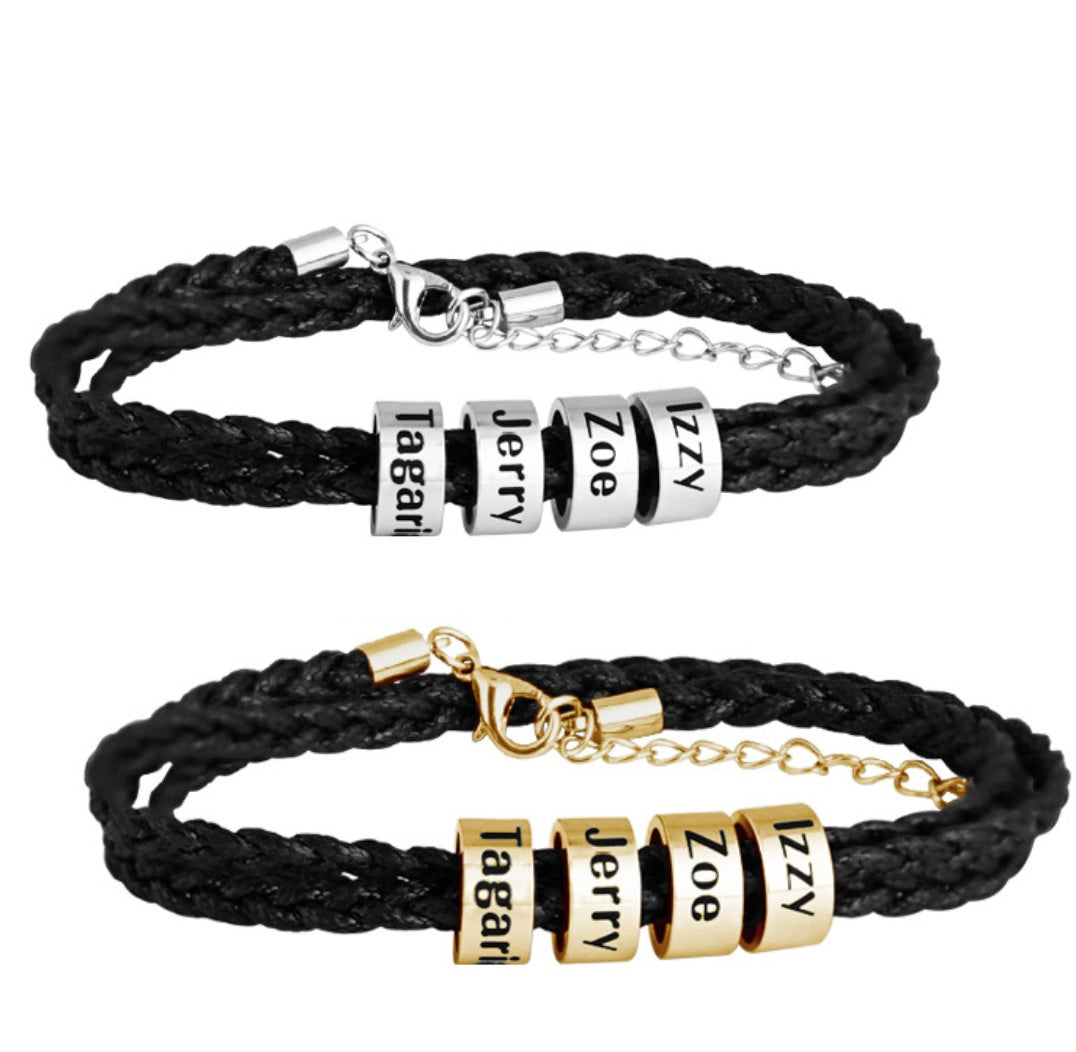 Pulseira Masculina Personalizável | Gravação a Laser - Oferta Especial Liquida Janeiro 🔥