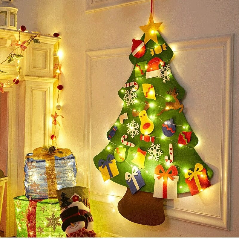 DIY Árvore de Montar - Personalizável com 33 Peças + 5M Led Brinde 🎁 | Pré-Venda Natal 2024 + Frete Grátis!