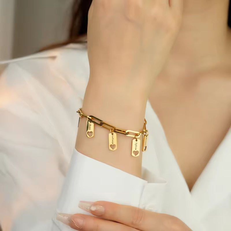 Pulseira Minhas Paixões | Personalizável - Gravação a Laser | Oferta De Lançamento 🔥