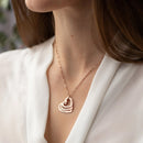 Colar Meus Corações Personalizável - Gravação a Laser - Oferta Especial! ♥