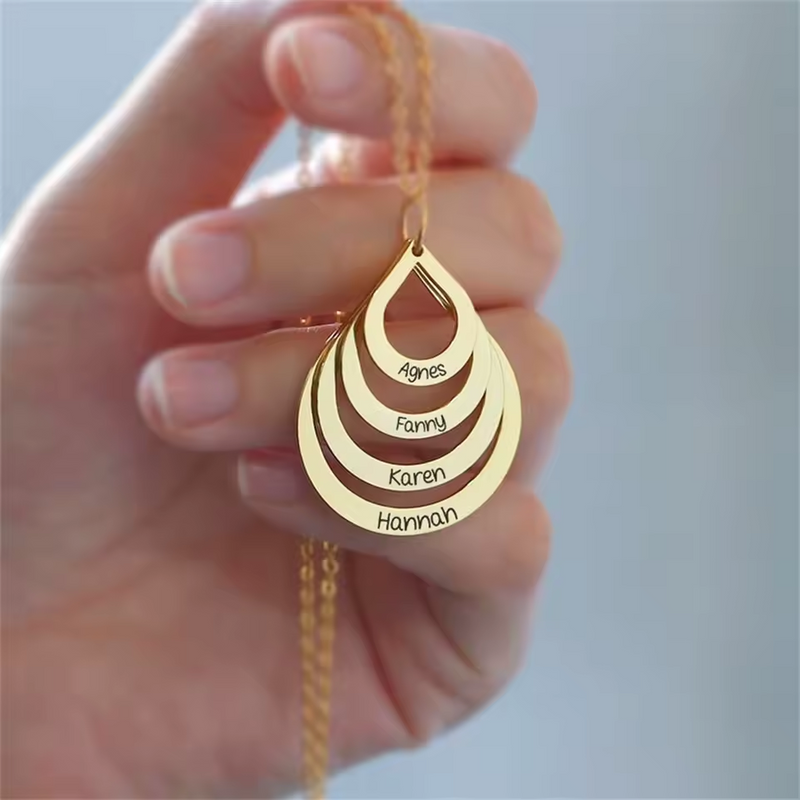 Colar Gotas do Amor - Aço Inoxidável - Promoção Exclusiva Setembro Amarelo 💛 - Gravação a Laser