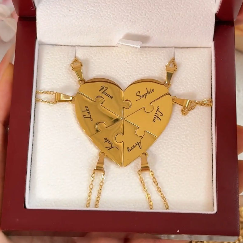 Colar Minhas Metades Personalizável - Aço Inoxidável - Gravação a Laser - Até 50% Off - Oferta Especial Esquenta Black Friday! 🔥