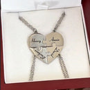 Colar Minhas Metades Personalizável - Aço Inoxidável - Gravação a Laser - Até 50% Off - Oferta Especial Esquenta Black Friday! 🔥