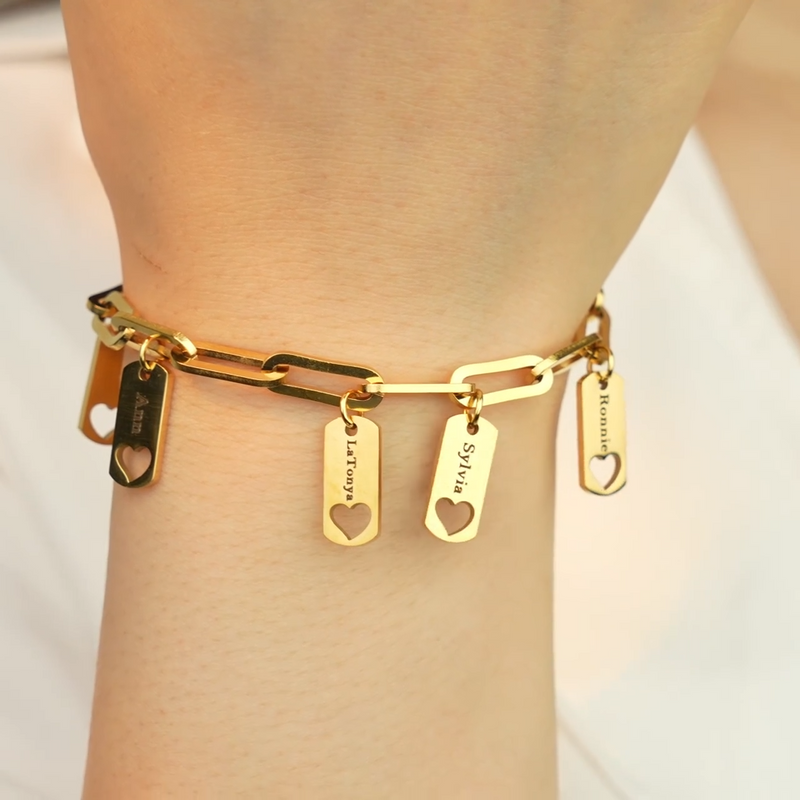 Pulseira Minhas Paixões | Personalizável - Gravação a Laser | Oferta De Lançamento 🔥