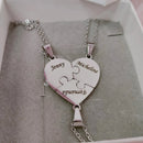 Colar Minhas Metades Personalizável - Aço Inoxidável - Gravação a Laser - Até 50% Off - Oferta Especial Esquenta Black Friday! 🔥