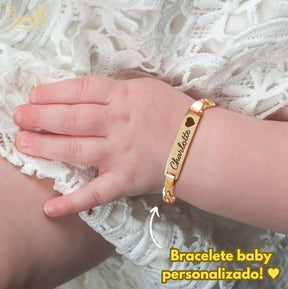 Bracelete Baby Personalizado | Bebês e Crianças de até 5 anos ♥