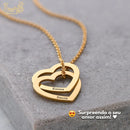 Colar Corações Personalizável - Gravação a Laser | Oferta Especial Dia Dos Namorados! ♥