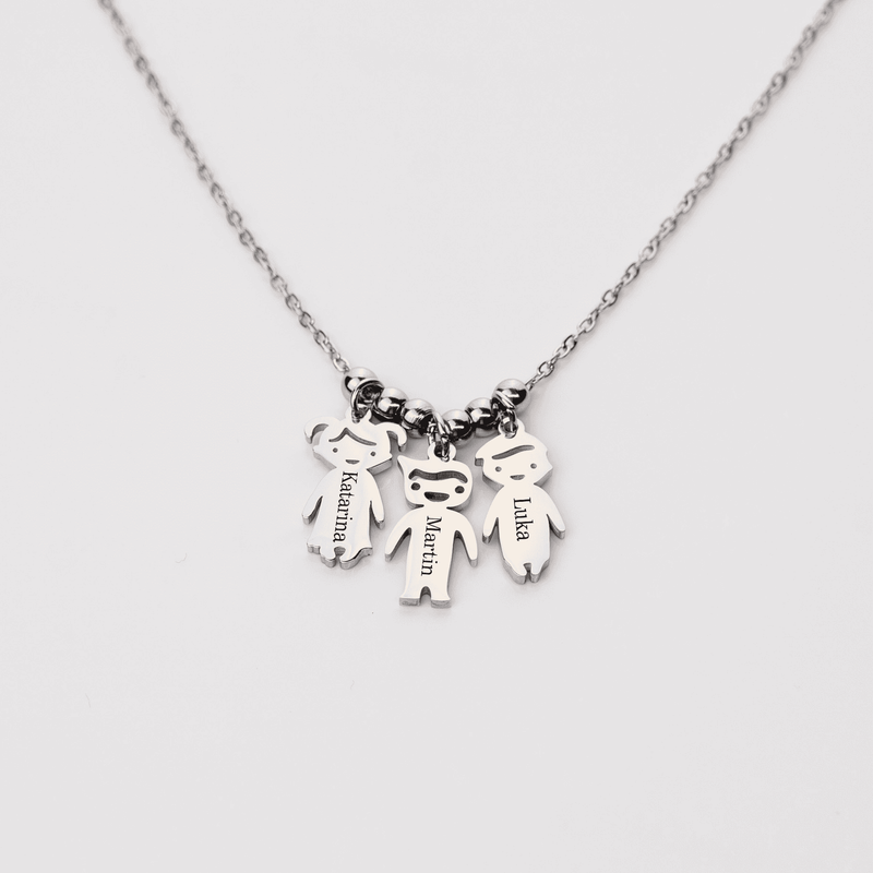 Colar Minhas Riquezas Personalizável - Família Filhos&Netos - Oferta Especial! ♥