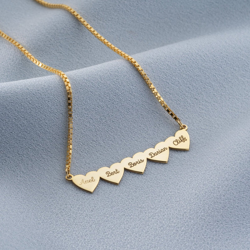 Colar Meus Corações Personalizável - Gravação a Laser - Oferta Especial! ♥