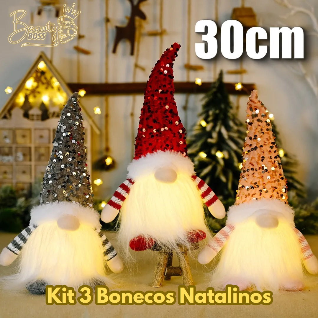 Kit 3 Bonecos - Neve Divertida | Frete Grátis + 50% Off