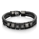 Pulseira Personalizada | Couro + Aço Inoxidável | Oferta Especial