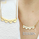 Colar Meus Corações Personalizável - Gravação a Laser - Oferta Especial! ♥