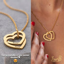 Colar Corações Personalizável - Gravação a Laser | Oferta Especial Dia Dos Namorados! ♥