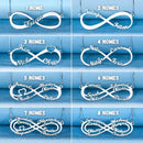 Colar Infinito - Personalizável - Até 8 Nomes.