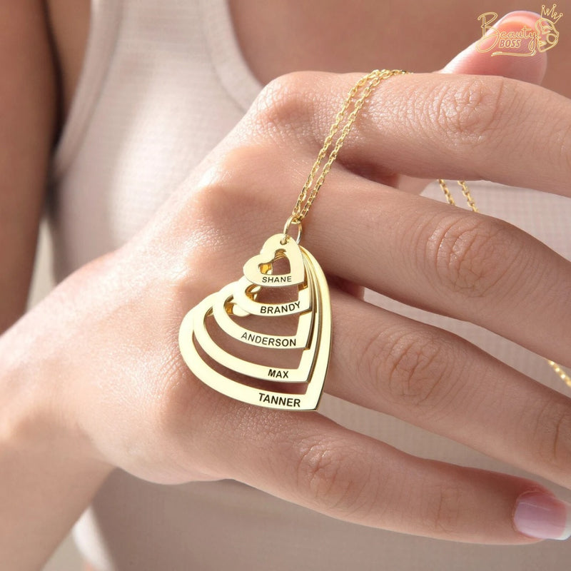 Colar Meus Corações Personalizável - Gravação a Laser - Oferta Especial! ♥