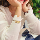 Pulseira Meus Corações - Personalizável | Gravação a Laser - Grave os Nomes da sua Família! ♥